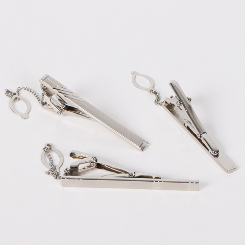 Stylish Hollow Pendant Twill Alloy Tie Clip For Men