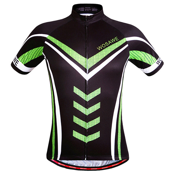 High Quality Geometric Pattern Summer Short Sleeve Cycling Jersey +Shorts For Unisex