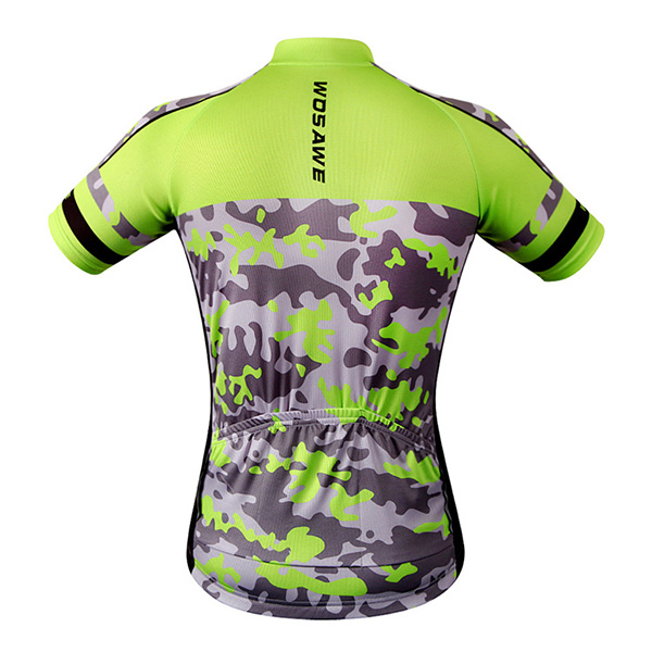 Good Quality Outdoor Short Sleeves Camouflage Pattern Cycling Suits For Unisex