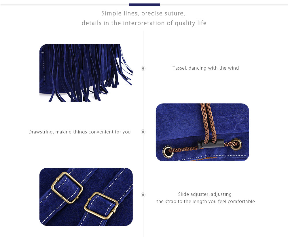 Retro Engraving and Fringe Design Women's Satchel