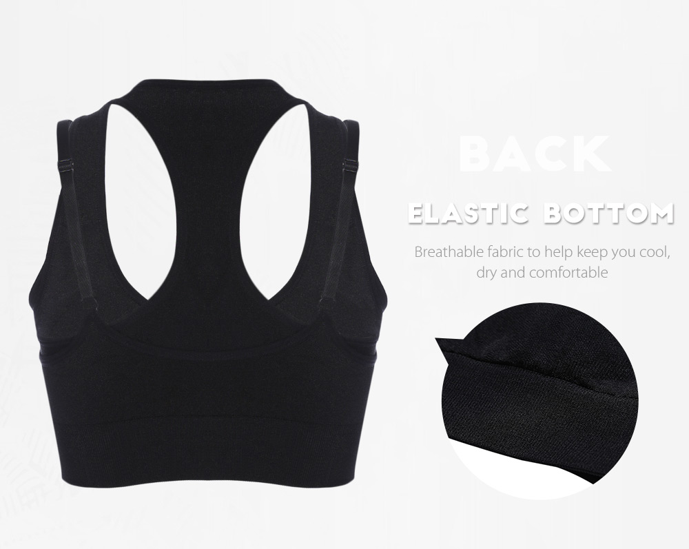 Trendy Spaghetti Strap Layered Pad Women Sports Bra