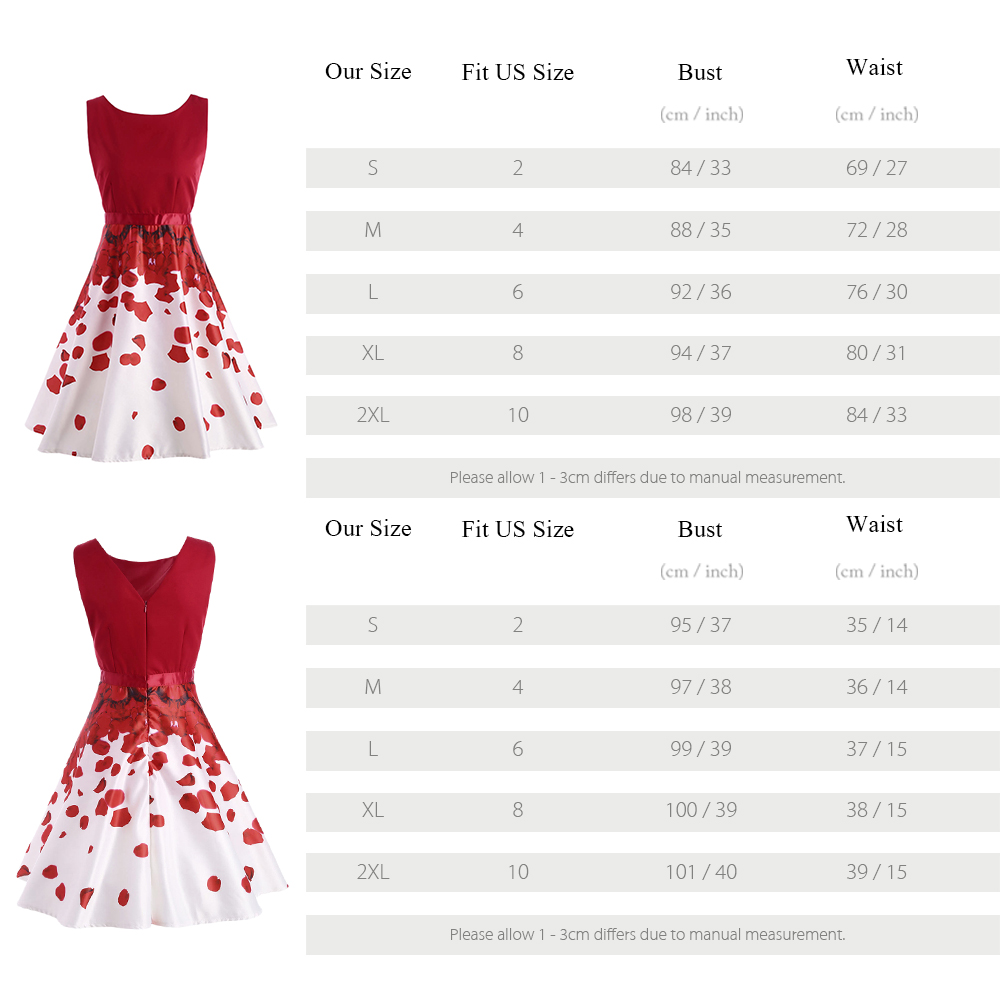 Petal Print Party Semi Formal Dress