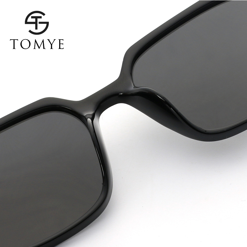 TOMYE 9926 2017 New PC Metal Square Fashion Polarized Sunglasses for Men and Women