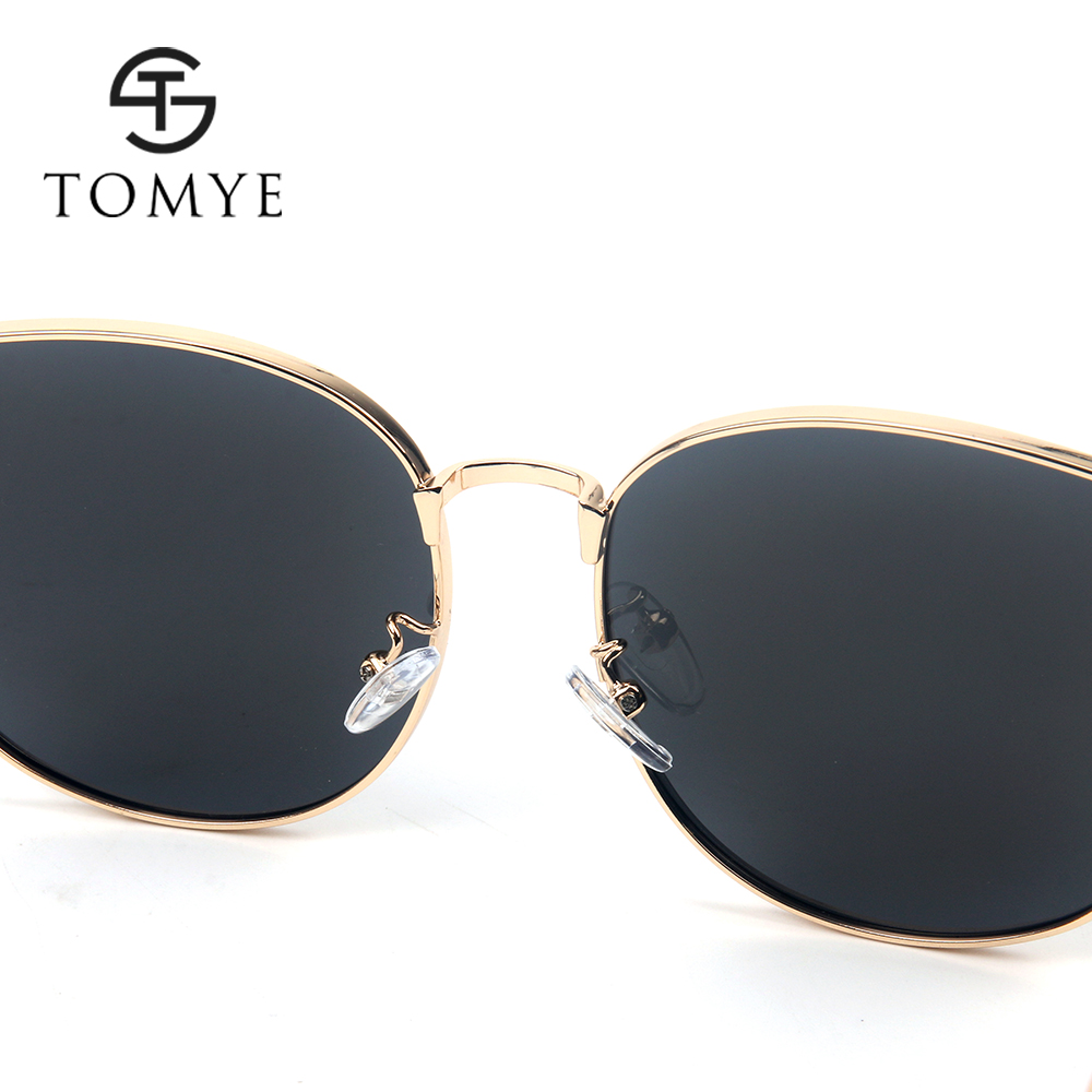 TOMYE 55905 2018 New Metal Arrow Cat Eye Polarized Sunglasses for Women