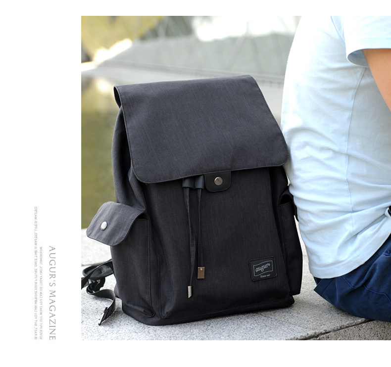 AUGUR Brand Backpack Multifunction USB Charging Men Women Casual Travel Teenager Student School Bag