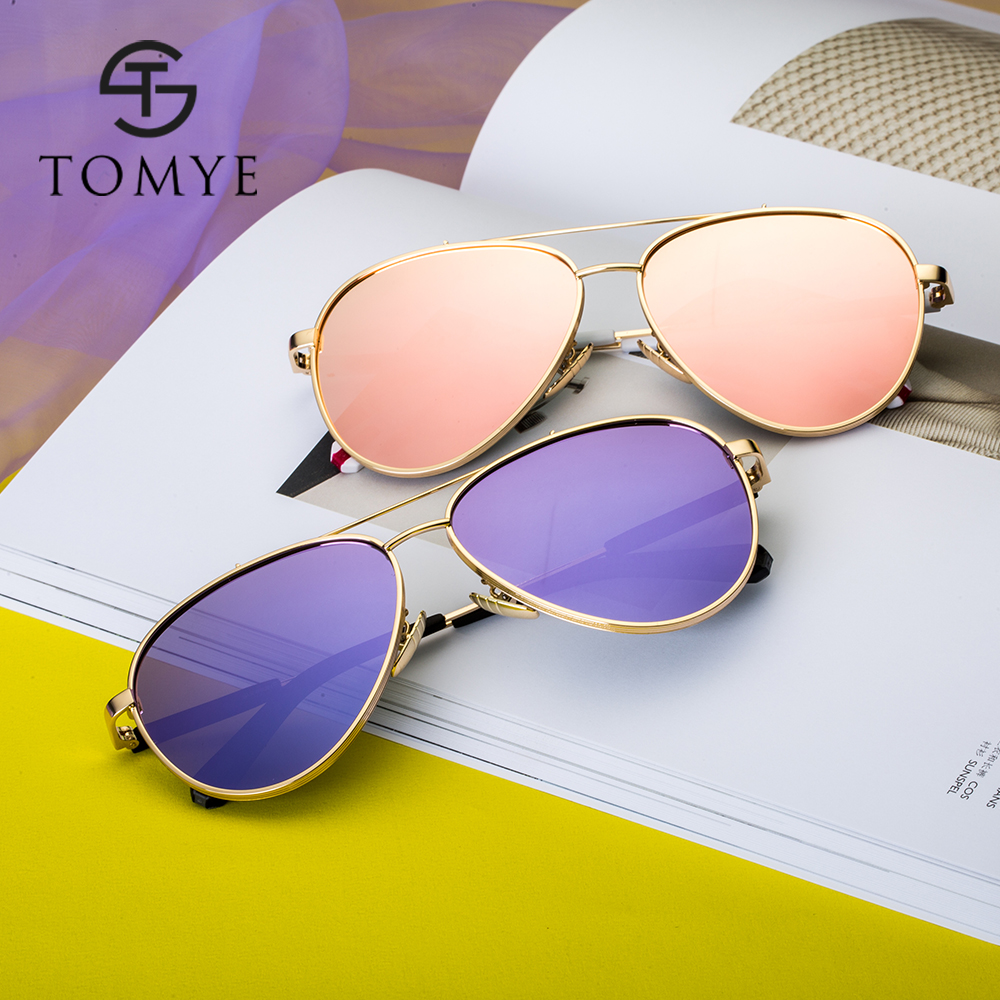 TOMYE 9522 Fashion Aviator HD Polarized Sunglasses for Man and Women