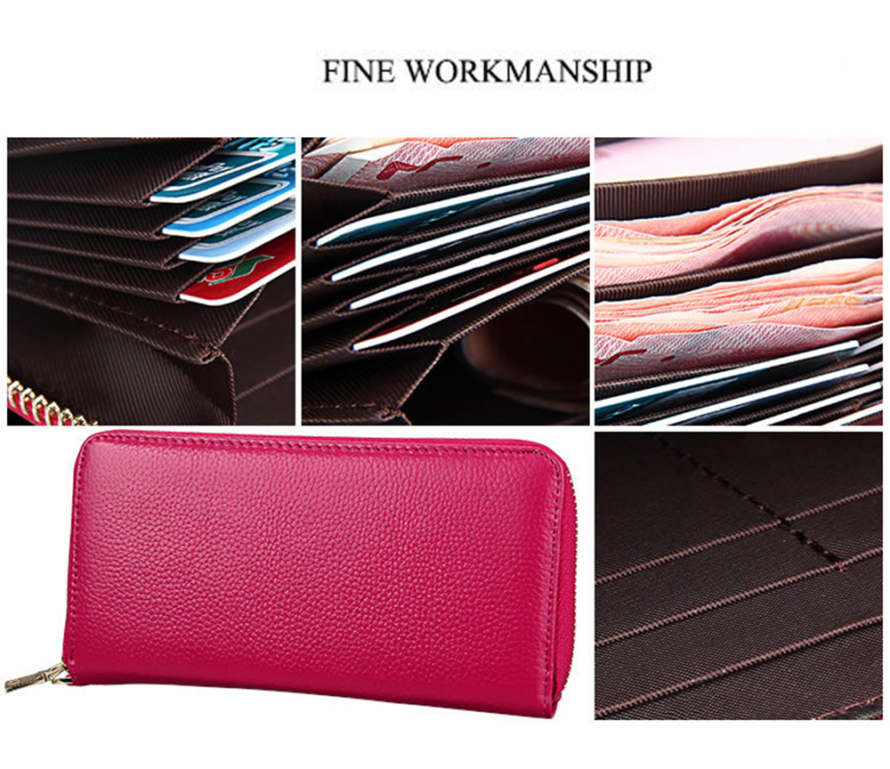 Fashion Women Long Wallets New Style Leather Purses Card Holder Coin Bag Female