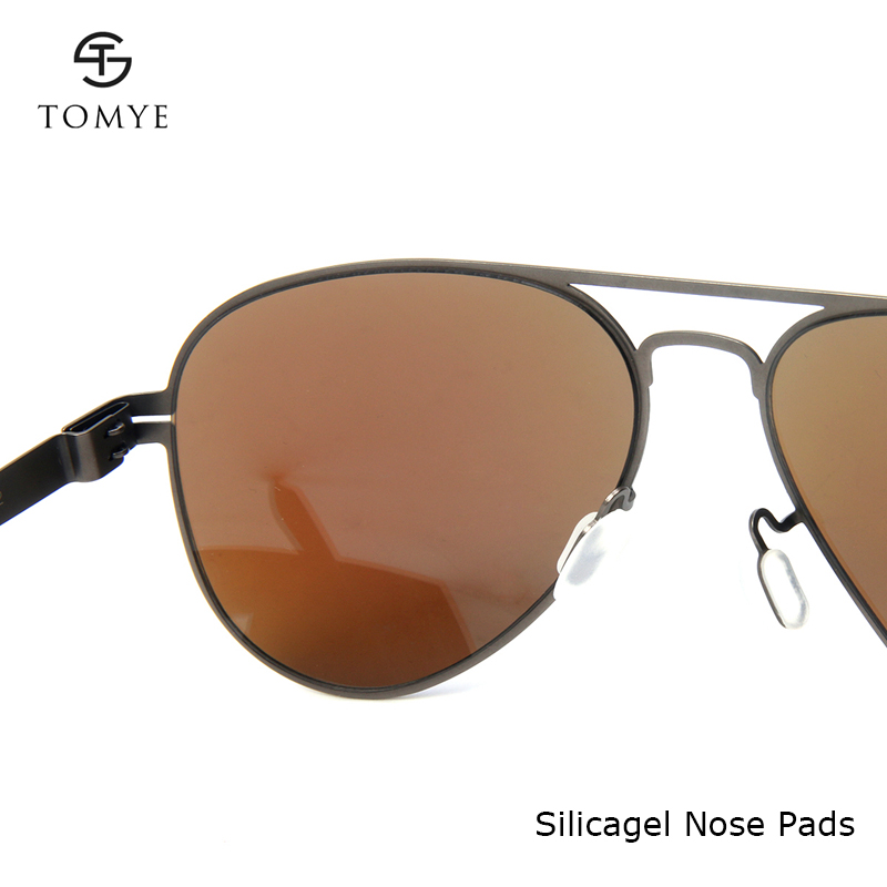 TOMYE T806 Unisex High Quality Polarized Aviator Sunglasses