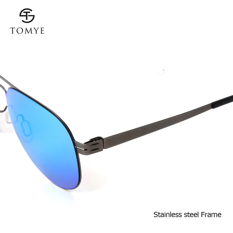 TOMYE T806 Unisex High Quality Polarized Aviator Sunglasses