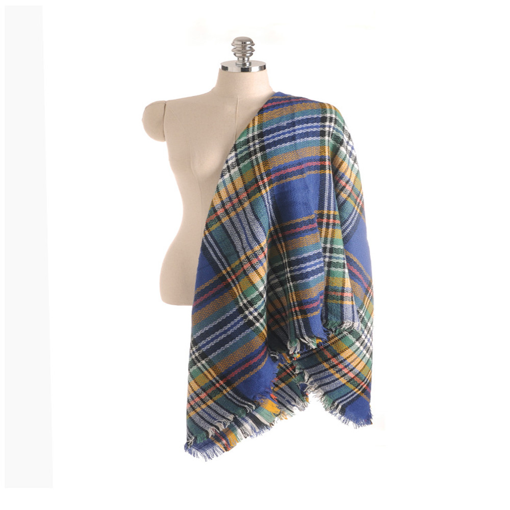 Salybaby New Color Imitation Cashmere Scarf Plaid Scarf