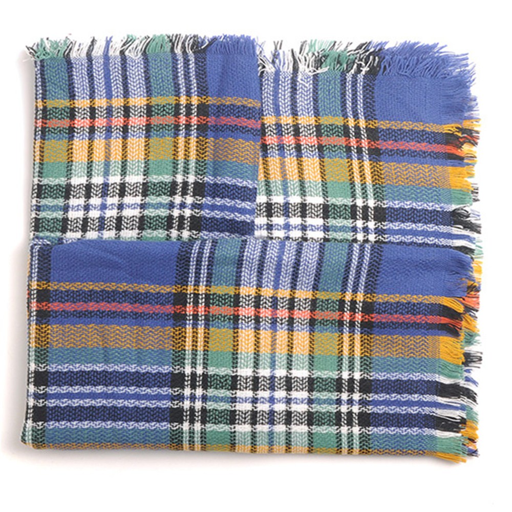 Salybaby New Color Imitation Cashmere Scarf Plaid Scarf