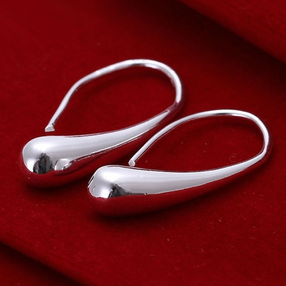 925 Sterling Silver Earing / Lovely / 925 Crystal Dangle Earrings Trendy Earrings