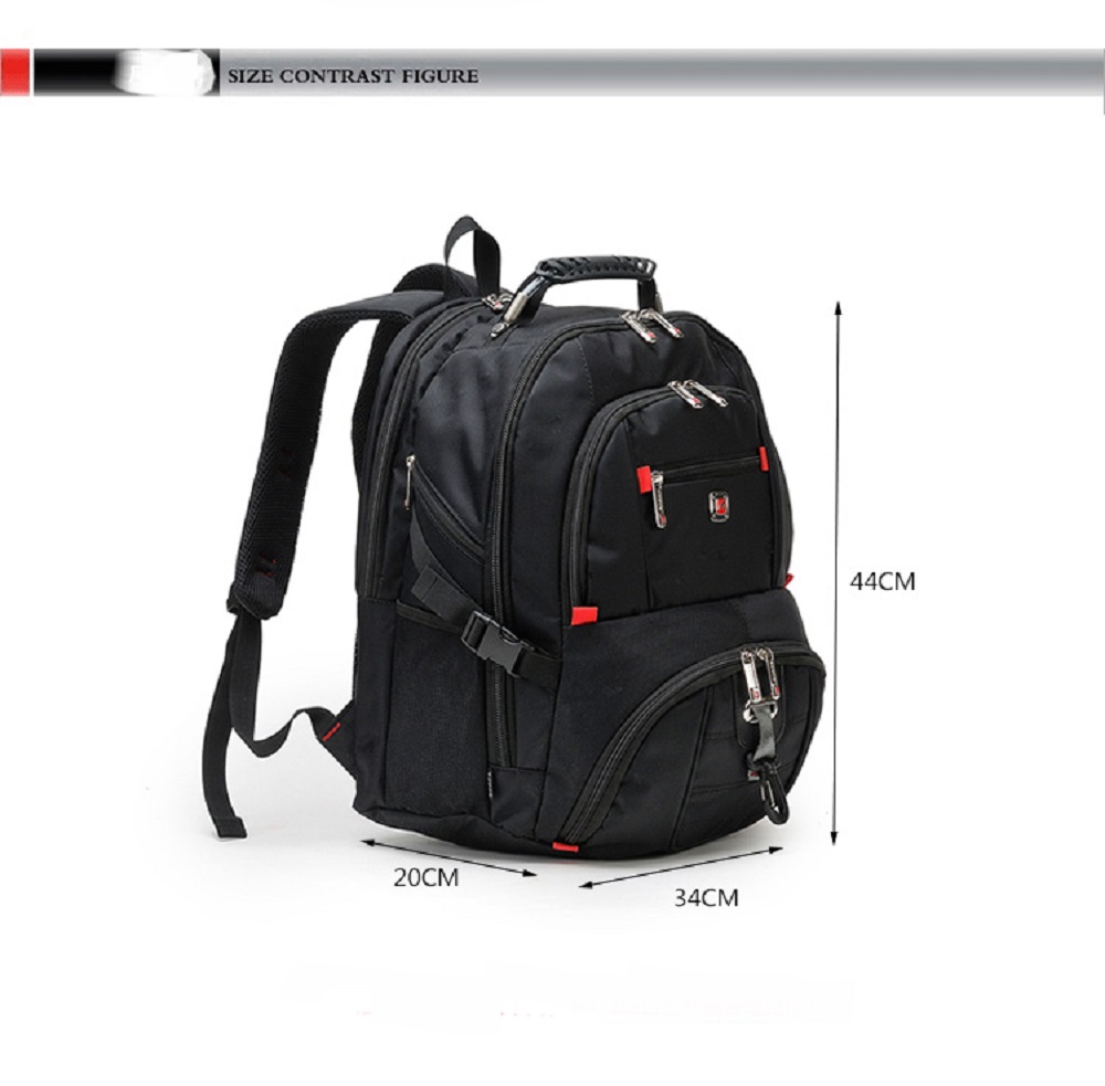 AUGUR Men Backpack Waterproof Laptop For Male Teenage college Larger Capacity Travel Bag
