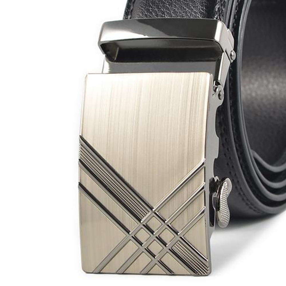 Men's Automatic Fashion Leather Belt Buckle Cattle