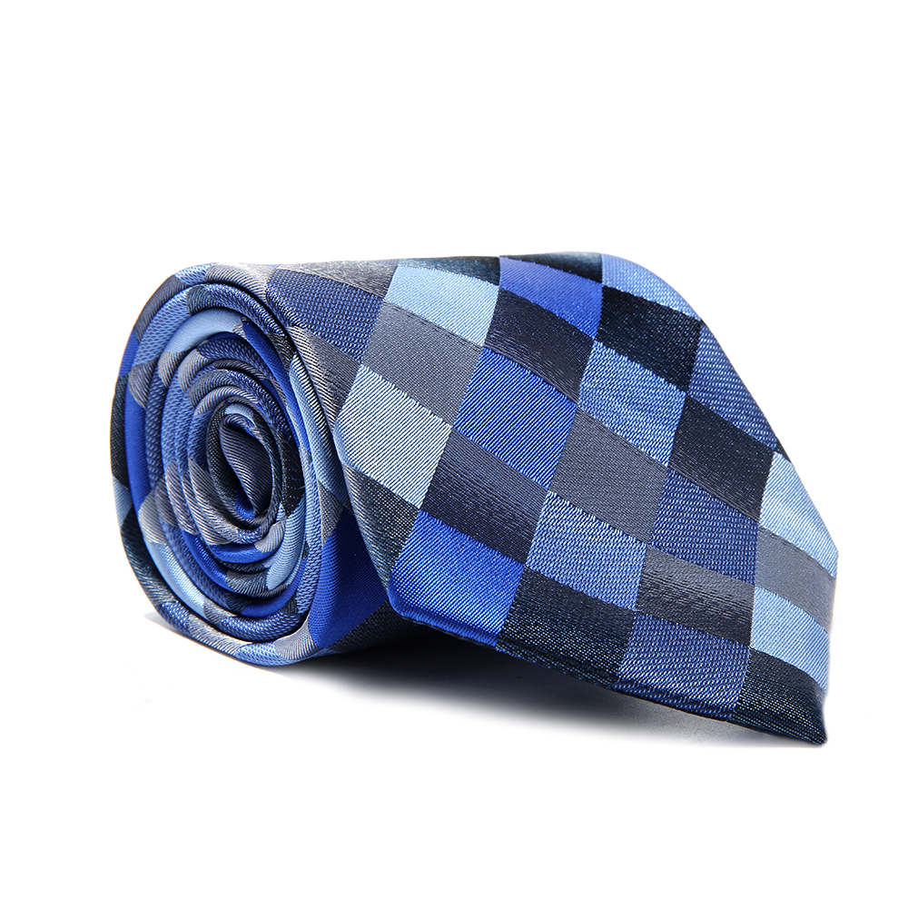 Fashion Men's Accessories Business Necktie Rhombus Lattice All Match Classic Tie