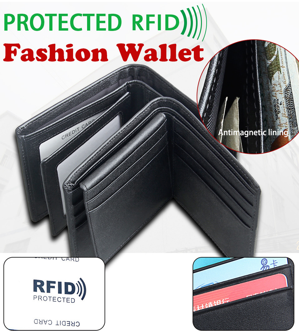 Men Short Genuine Leather Cowhide Wallet Fashion Card Holder Coin Money Male Purse 8008