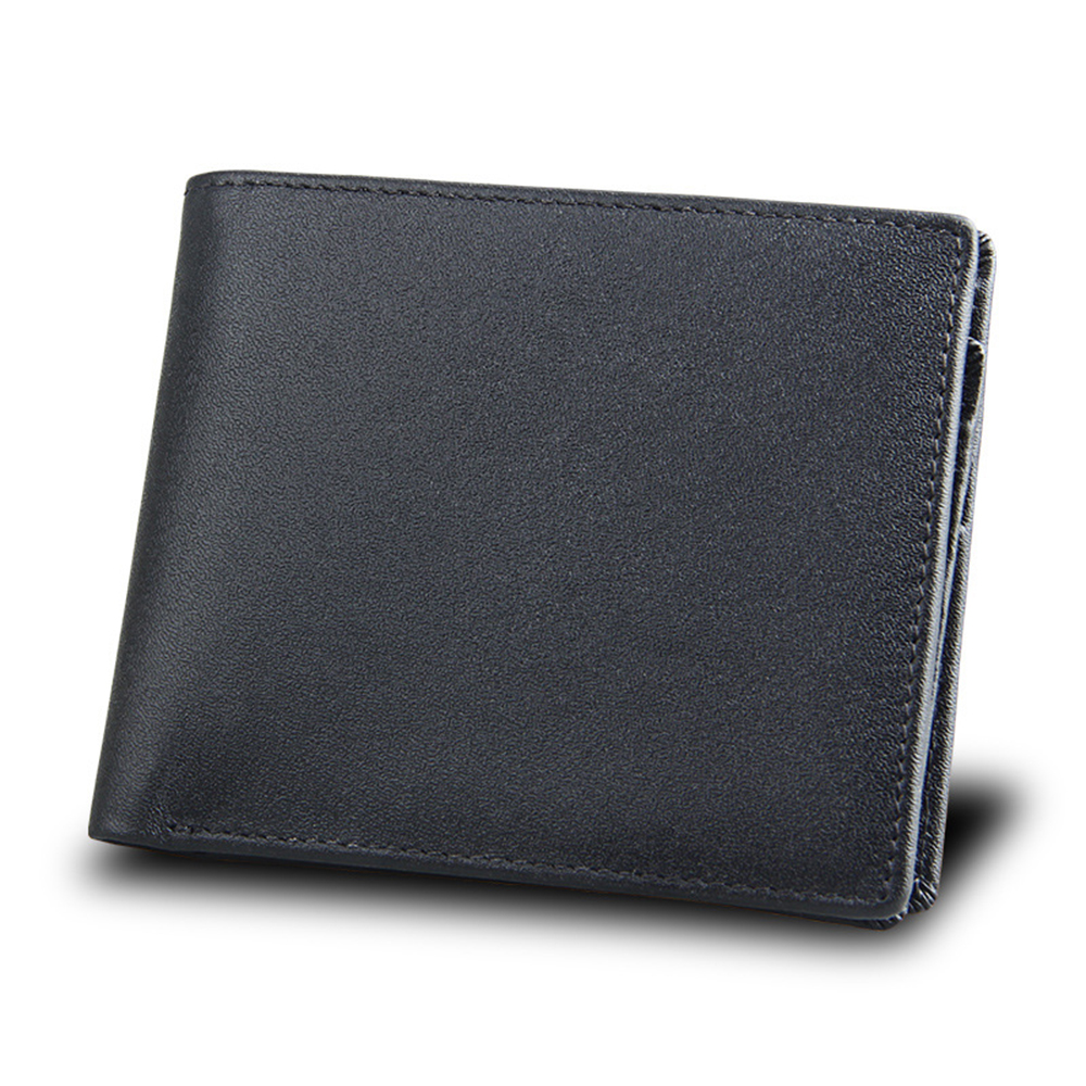 Men Short Genuine Leather Cowhide Wallet Fashion Card Holder Coin Money Male Purse 8008