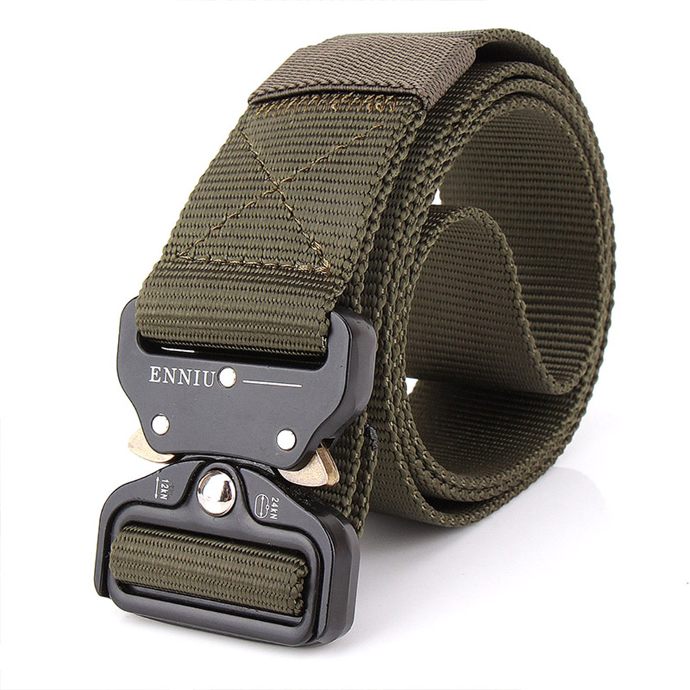 Outdoor Safety Belt Buckle Belt Training Speed Dry Pure Nylon Belt