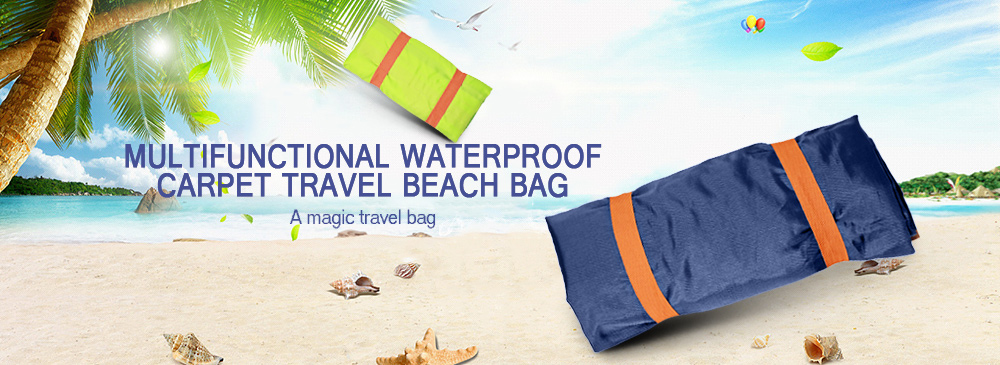 Multifunctional Outdoor Lightweight Water-resistant Carpet Portable Travel Beach Bag
