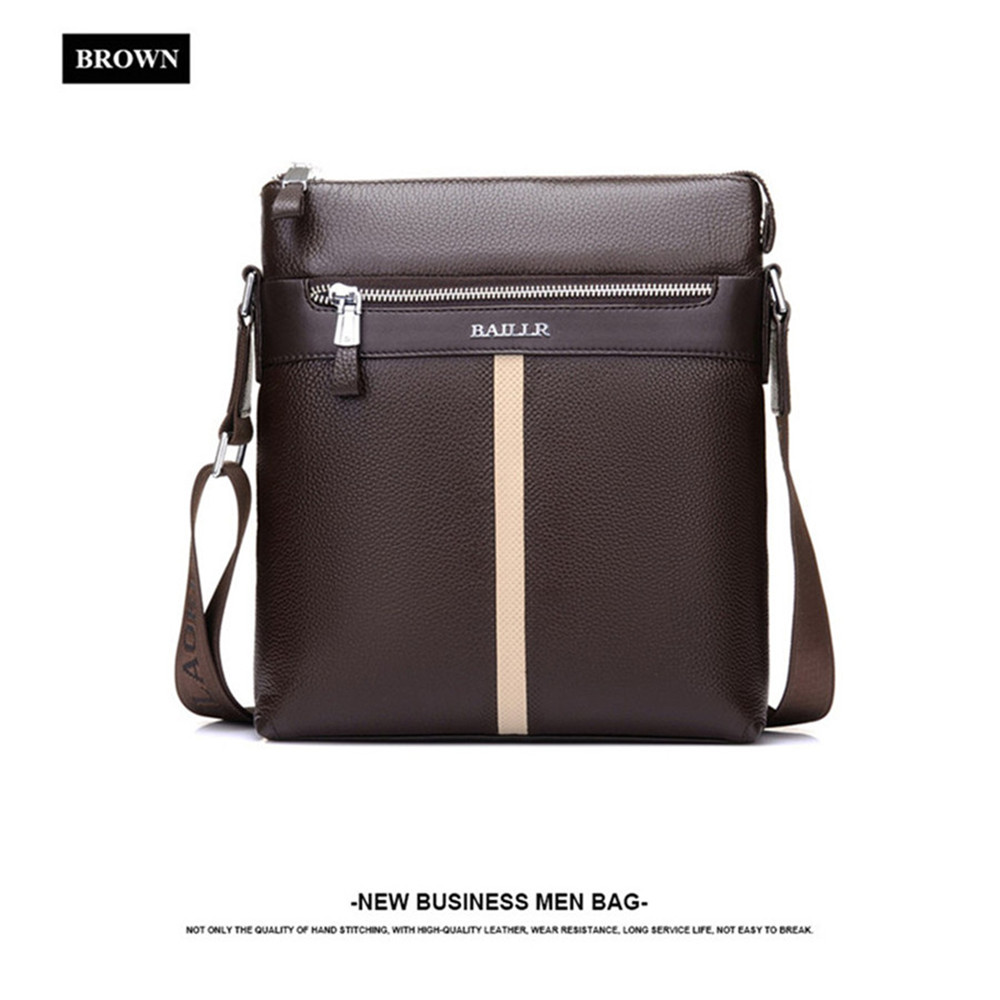 High Quality Men'S Messenger Bags Genuine Leather Man Crossbody Shoulder Bag