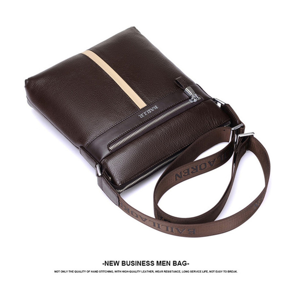 High Quality Men'S Messenger Bags Genuine Leather Man Crossbody Shoulder Bag