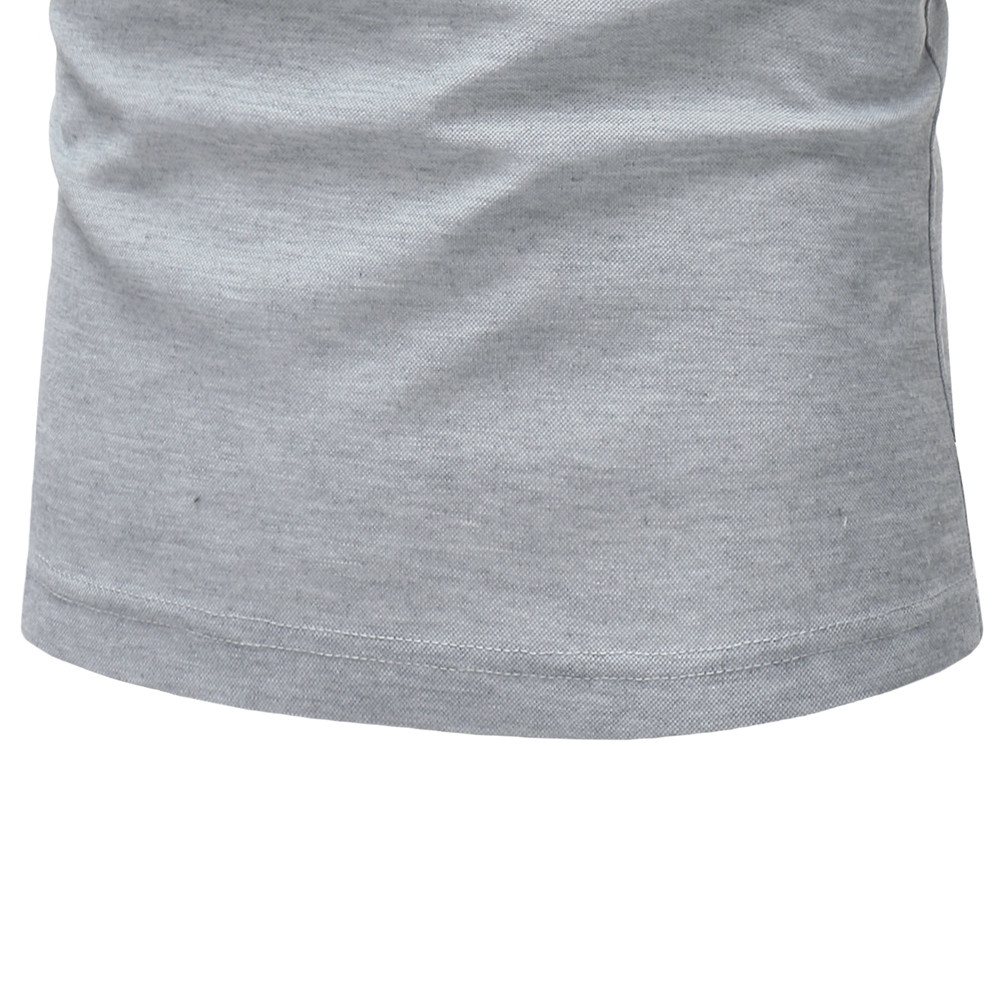 Men's Short Sleeve 3 Digital Embroidery Casual Short Sleeve POLO Shirt