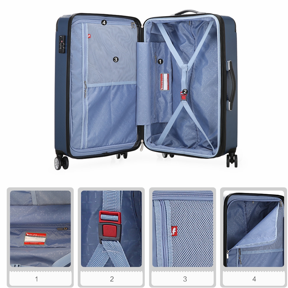 OIWAS OCX6337 Business Trip Luggage Case Size 20/24 Inch