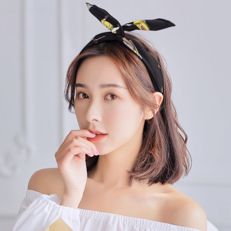 Fashion Plaid Knot Headband Turban Elastic Hairband Head Wrap Hair Accessories for Women Girls Striped Headwear Accessories