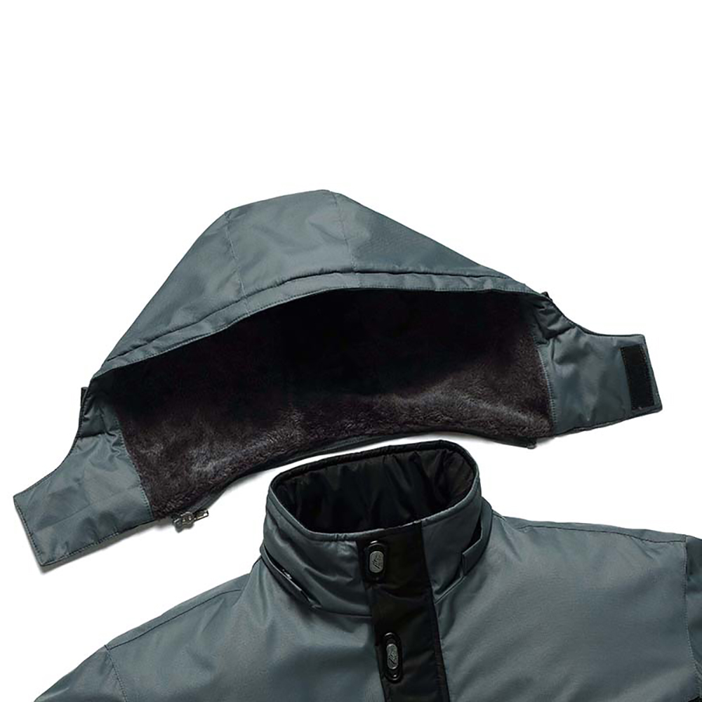 Pluse Size Outdoor Fashion Hooded Punch Jacket