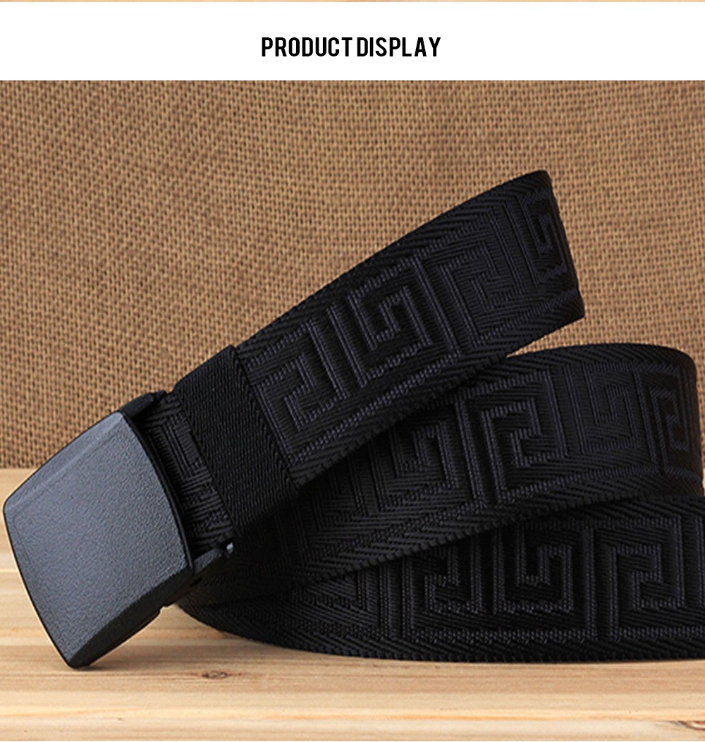 ENNIU Weaving Elastic Tactical Adjustable Durable Nylon Belt