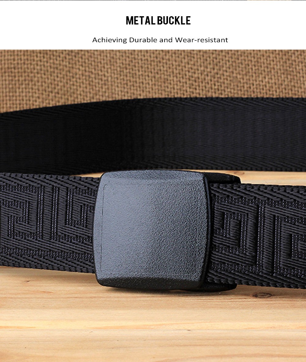 ENNIU Weaving Elastic Tactical Adjustable Durable Nylon Belt