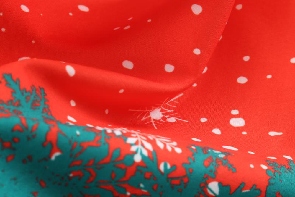 2018 Long Sleeve Hepburn Wind Christmas Deer Print Dress