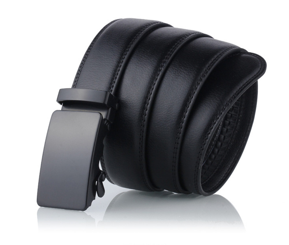 Men's Belt Personality All Match Black Automatic Belt Accessory