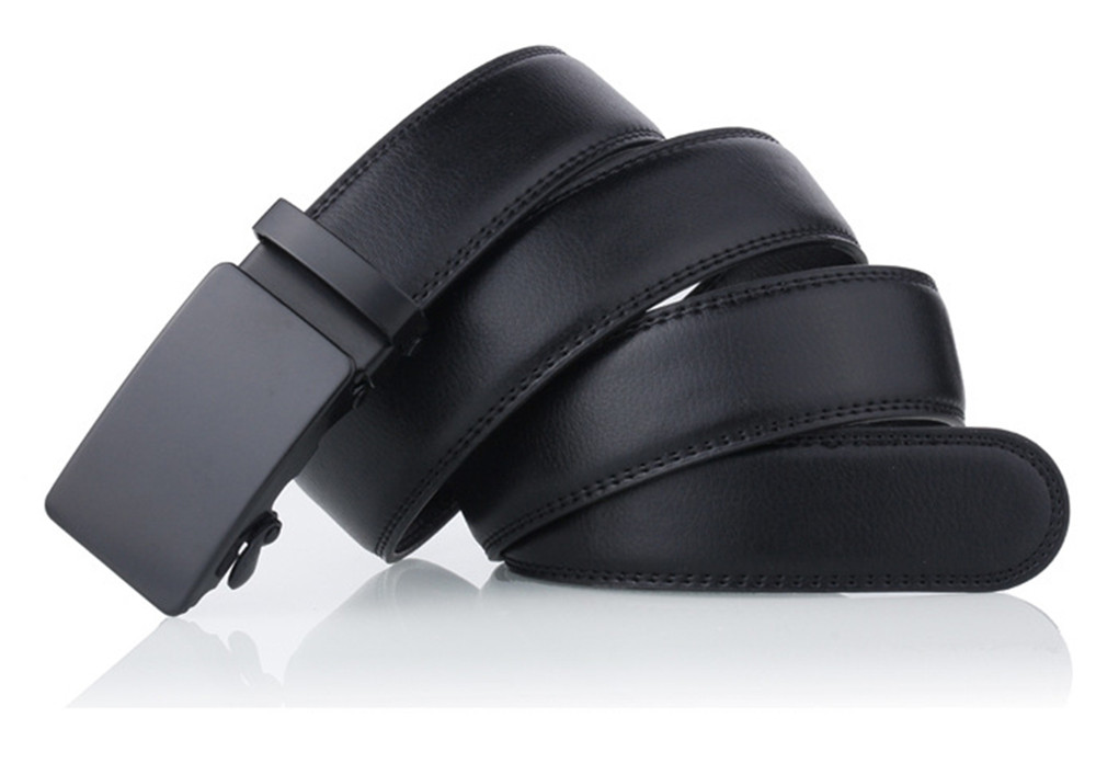 Men's Belt Personality All Match Black Automatic Belt Accessory