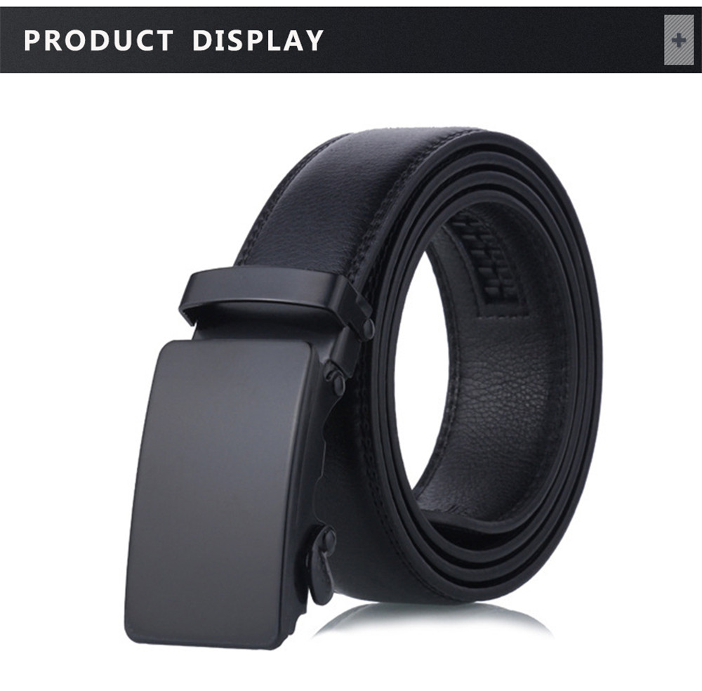 Men's Belt Personality All Match Black Automatic Belt Accessory