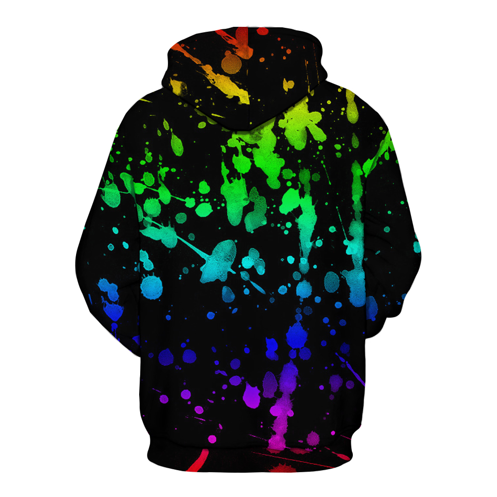 Hot New Digital Printing Snowflake Rain 3D Hoodie