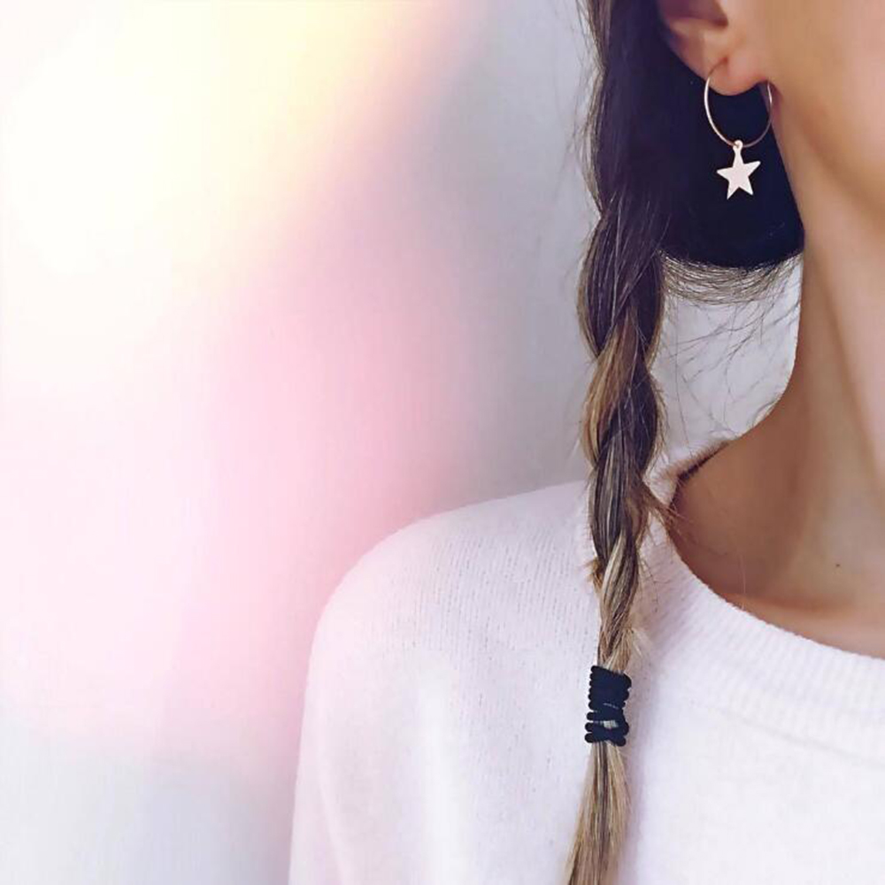 1 Pair of Earrings Women'S Fashion Earrings Personality Simple Star Earrings