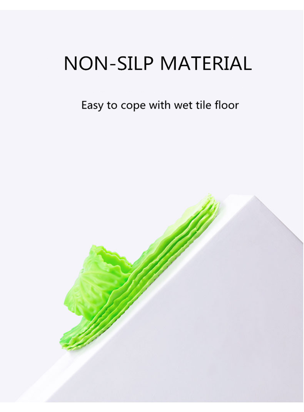 Creative Chinese Cabbage Slip-Proof Flexible Rubber Slippers By Network Celebrit