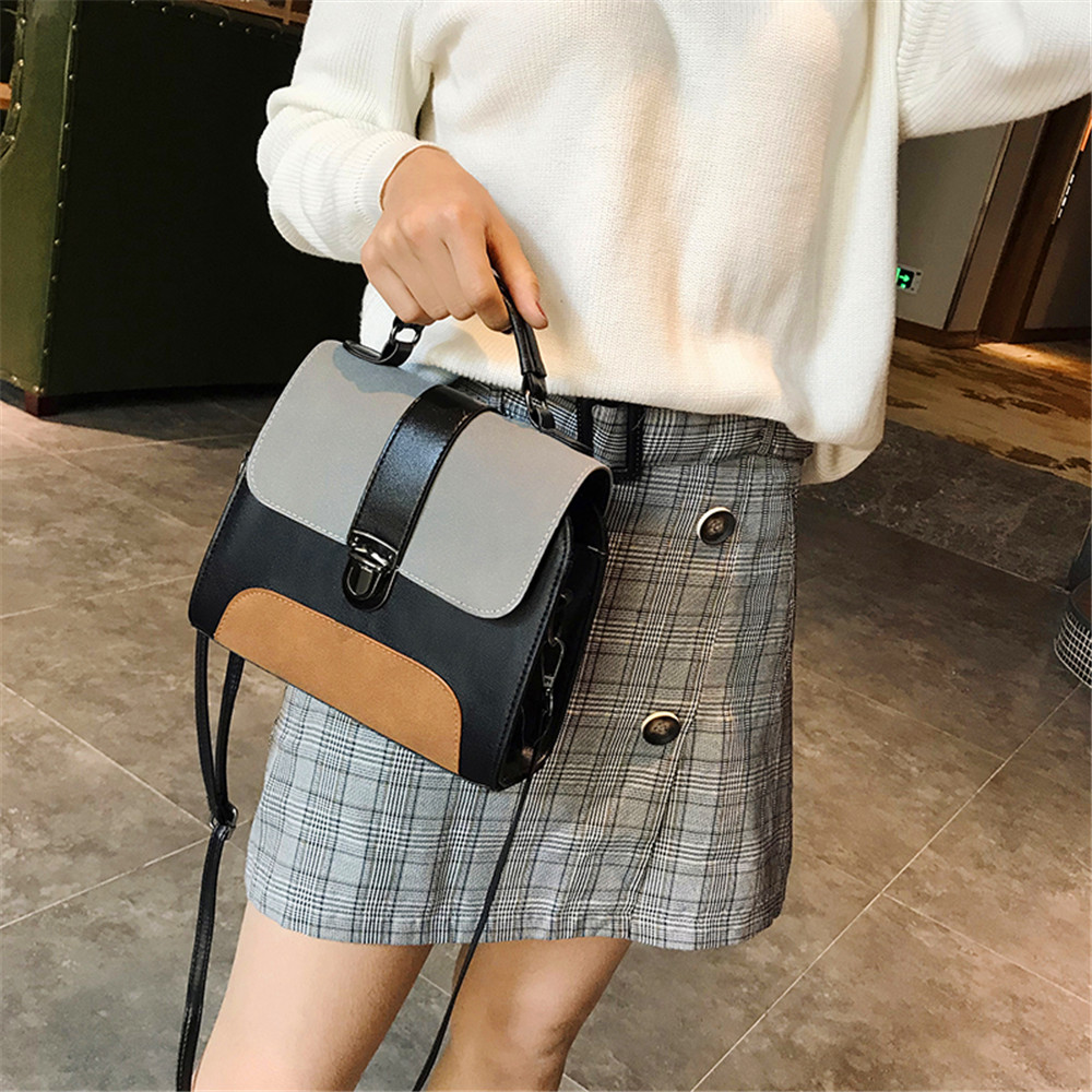 Stylish Stitched Single-Shoulder Slanted Straddle Bag