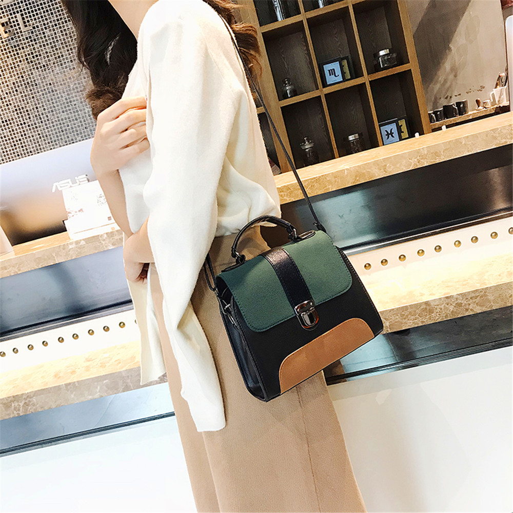 Stylish Stitched Single-Shoulder Slanted Straddle Bag