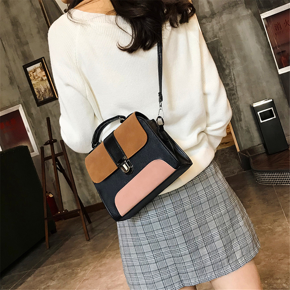 Stylish Stitched Single-Shoulder Slanted Straddle Bag