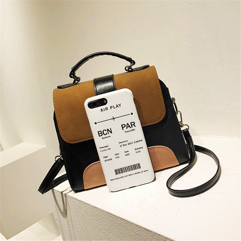 Stylish Stitched Single-Shoulder Slanted Straddle Bag