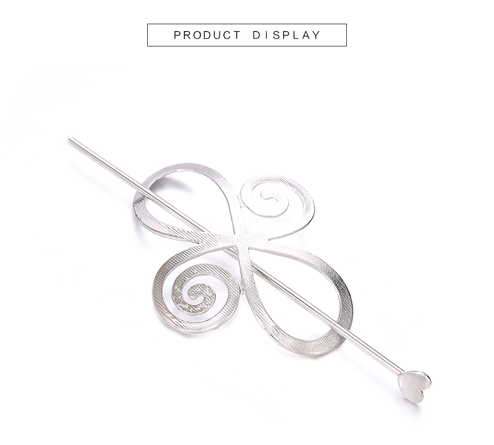 New Alloy Hollow Bends A Word Hairpin Simple Hairpin Hair Accessories