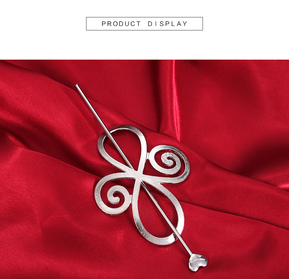 New Alloy Hollow Bends A Word Hairpin Simple Hairpin Hair Accessories