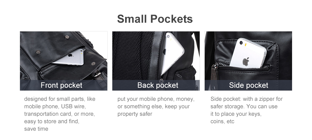 Fashion Wear-resistant Business Men Backpack