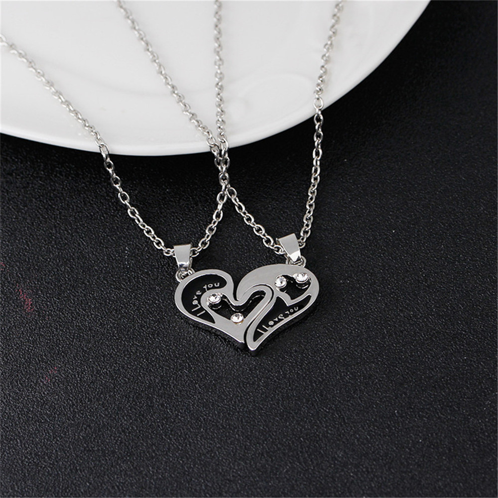 Creative Personality Moon Lover Love Necklace Creative Personality Moon Lover Love Necklace