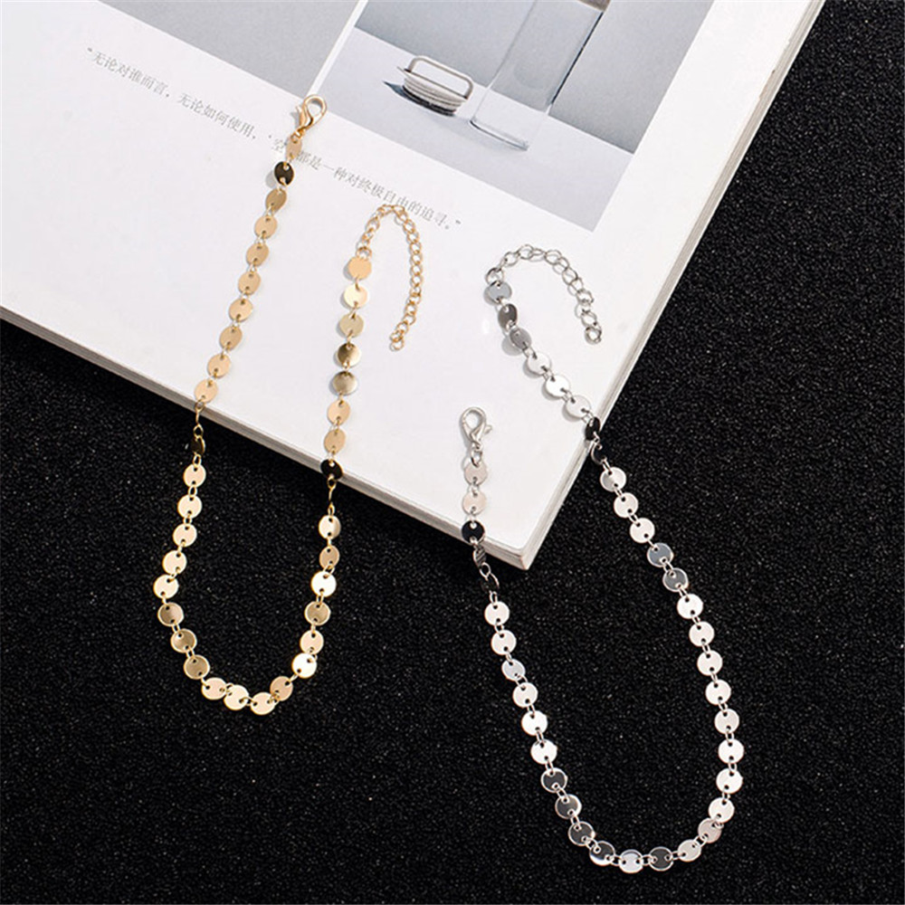 Simple Lady Delicate Super Multi-Disc Necklace