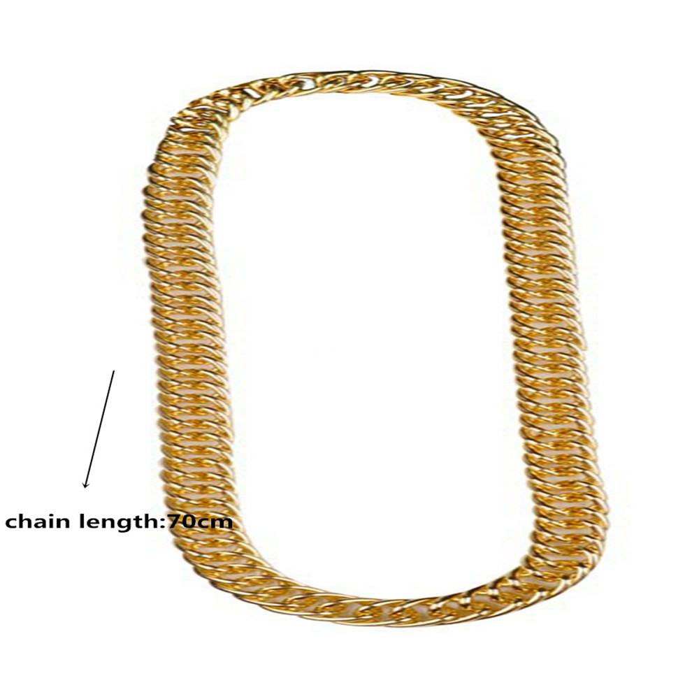 Golden Men's Metal Rough Chain