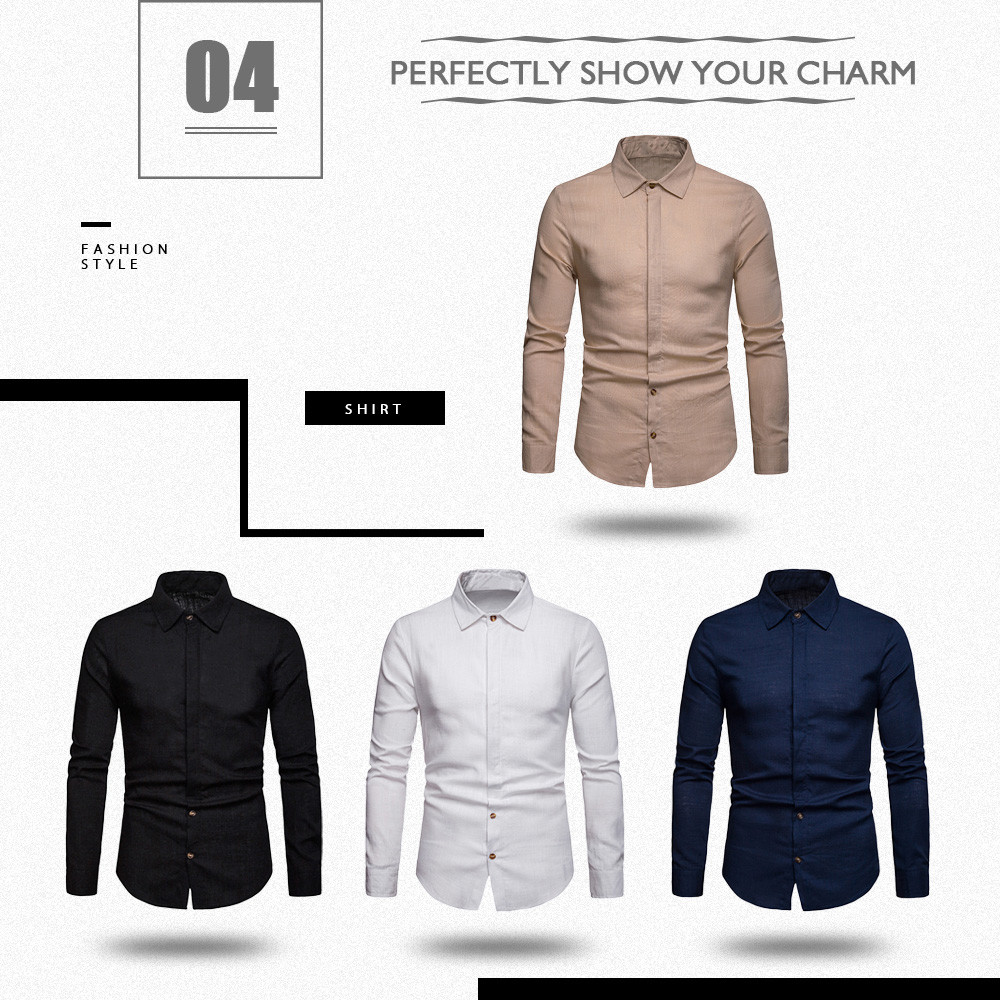 Solid Hem Curved Breathable Long Sleeve Shirt