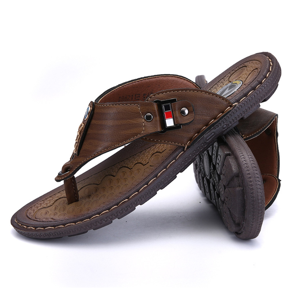 New Arrival Summer Men Flip Flops High Quality Beach Sandals Non-Slide Male